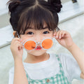 STORY B126 Personality Metal Flower Girls Sun Glasses Kids Cute Beach Decoration UV400 Sunglasses