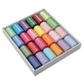 402 Sewing Threads 1000 Yards Polyester Thread Sewing Kit for Hand and Machine Sewing Threads 24Color