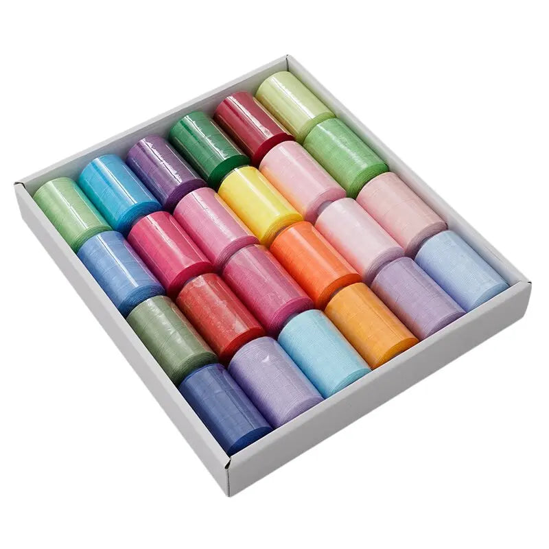 402 Sewing Threads 1000 Yards Polyester Thread Sewing Kit for Hand and Machine Sewing Threads 24Color