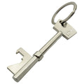 Manufacturer Custom Metal Design No Touch Door Opener Key Holder Metal 3D Key Shape Bottle Opener Key Chain Can Laser Logo