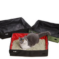Factory Direct Sales of Portable Oxford Fabric Cat Litter Box Pet Supplies