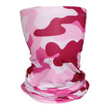 2627  AW Custom Printed Camo Face Scarf GECKO MASTER Summer Neck Gaiter With Seam