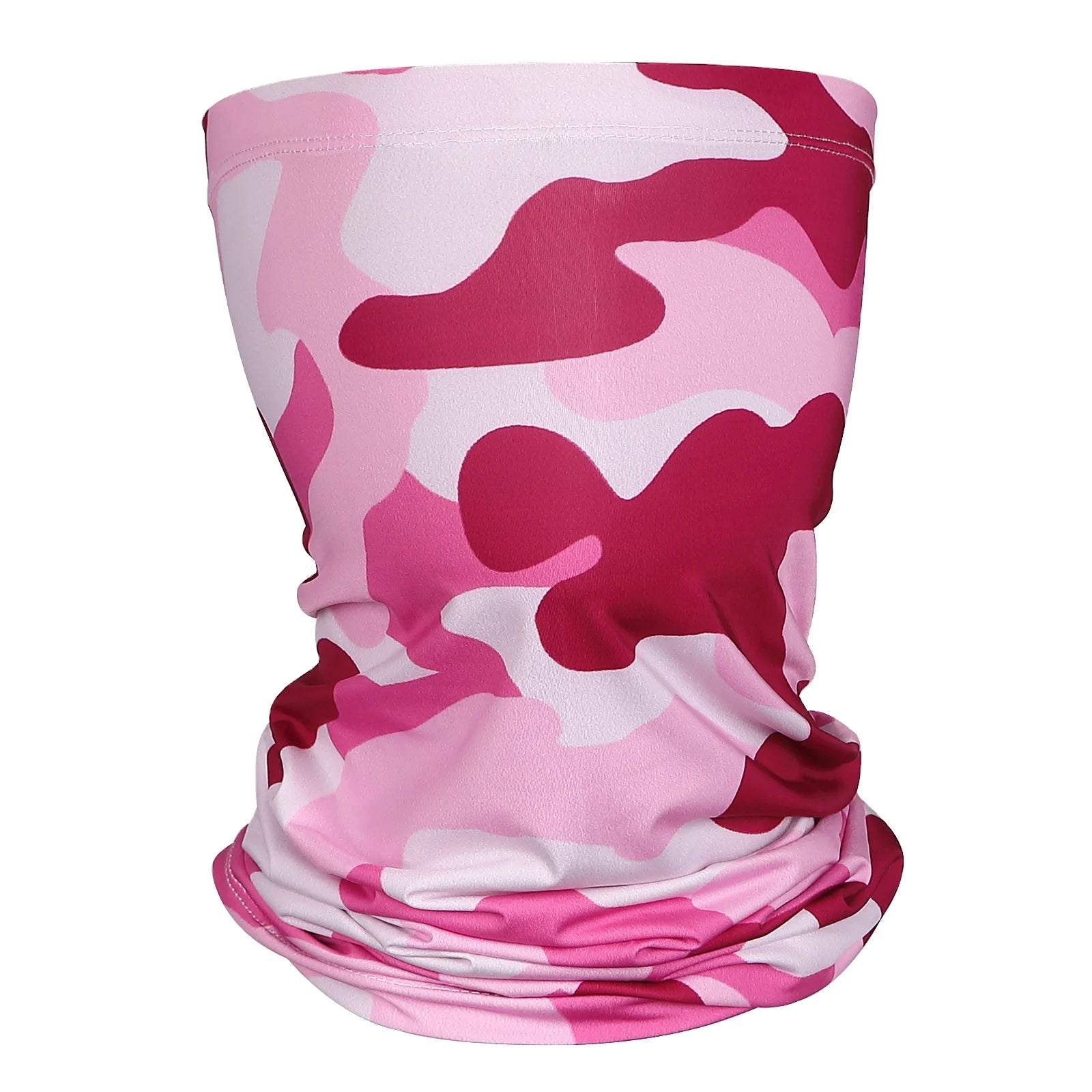 2627  AW Custom Printed Camo Face Scarf GECKO MASTER Summer Neck Gaiter With Seam