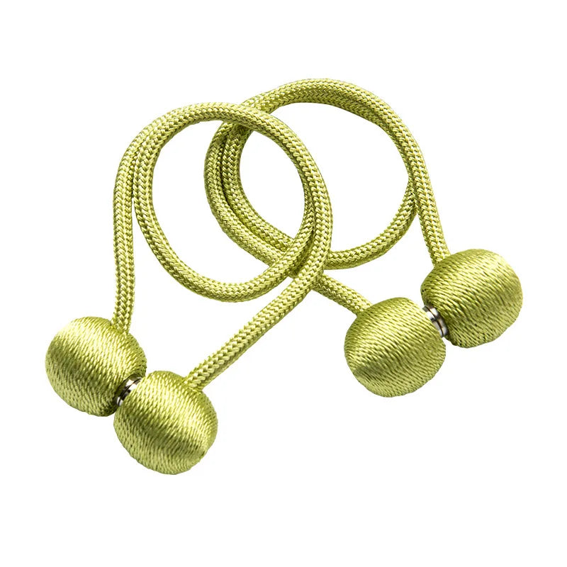 Home Decoration Magnetic Curtain Tiebacks Accessories Curtain Rope Straps Magnetic Curtain Buckle