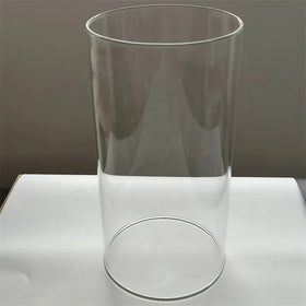 JR Glass Custom Fire Polishing Heat Resistance Transparent Borosilicate Glass Tube