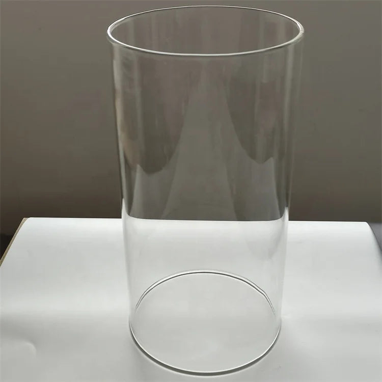 JR Glass Custom Fire Polishing Heat Resistance Transparent Borosilicate Glass Tube