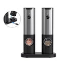 Rechargeable Electric Grinder 70Ml Household Salt and Pepper Grinder Mill Set With Charging Base