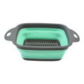 Colander Folding Draining Basket TPR+PP Square Eco-Friendly Telescopic Design Fruits Vegetables Washing Strainer