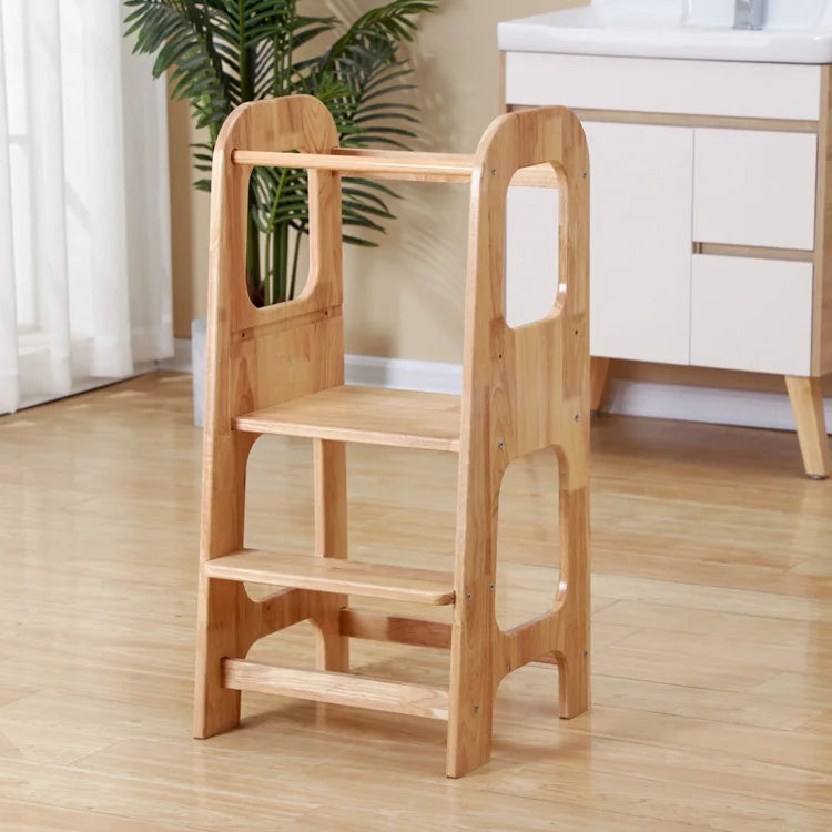 Montessori Furniture Tower Learn Kitchen Helper Kids Step Stool Toddler Child Wooden Learning Tower Tower Learn Kitchen