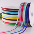 Wholesale Custom 6mm Width 100% Polyester Printed Webbing Grosgrain Ribbon Pantone Color Sustainable SJH Brand Made China Free