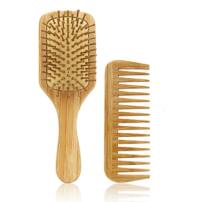 Hot Sale Air Cushion Comb Meridian Hair Massage Comb Anti-static Hair Care Wooden Combs Set