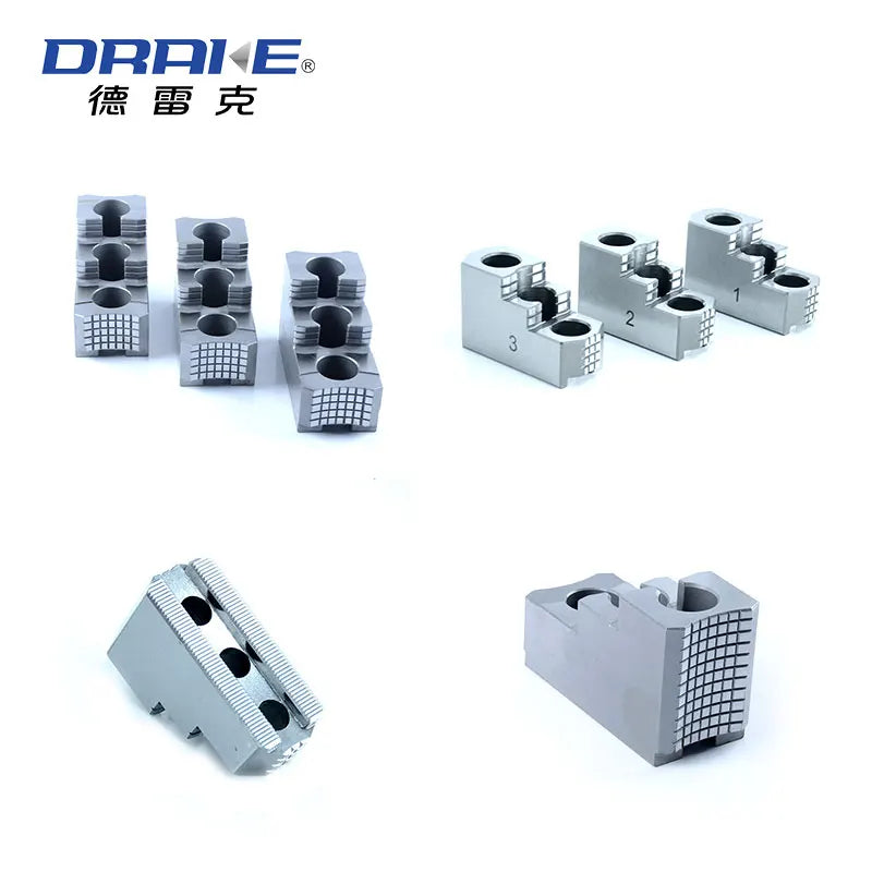 Drake Cnc Lathe Chuck Hard Jaws 4/5/6/8/10/12/15 Inch Standard and Special Soft Jaws for CNC Lathe Hydraulic Chucks Hard Jaws