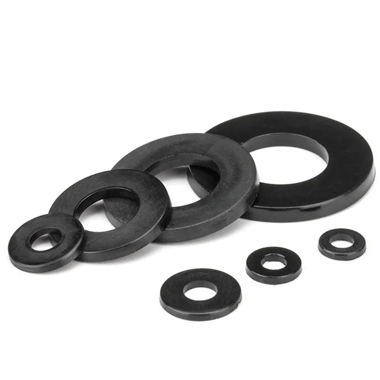 Wholesale Black Nylon M2 M3 M4 M5 M6 M8 M10 M12 Washers Various Sizes for Wide Applications