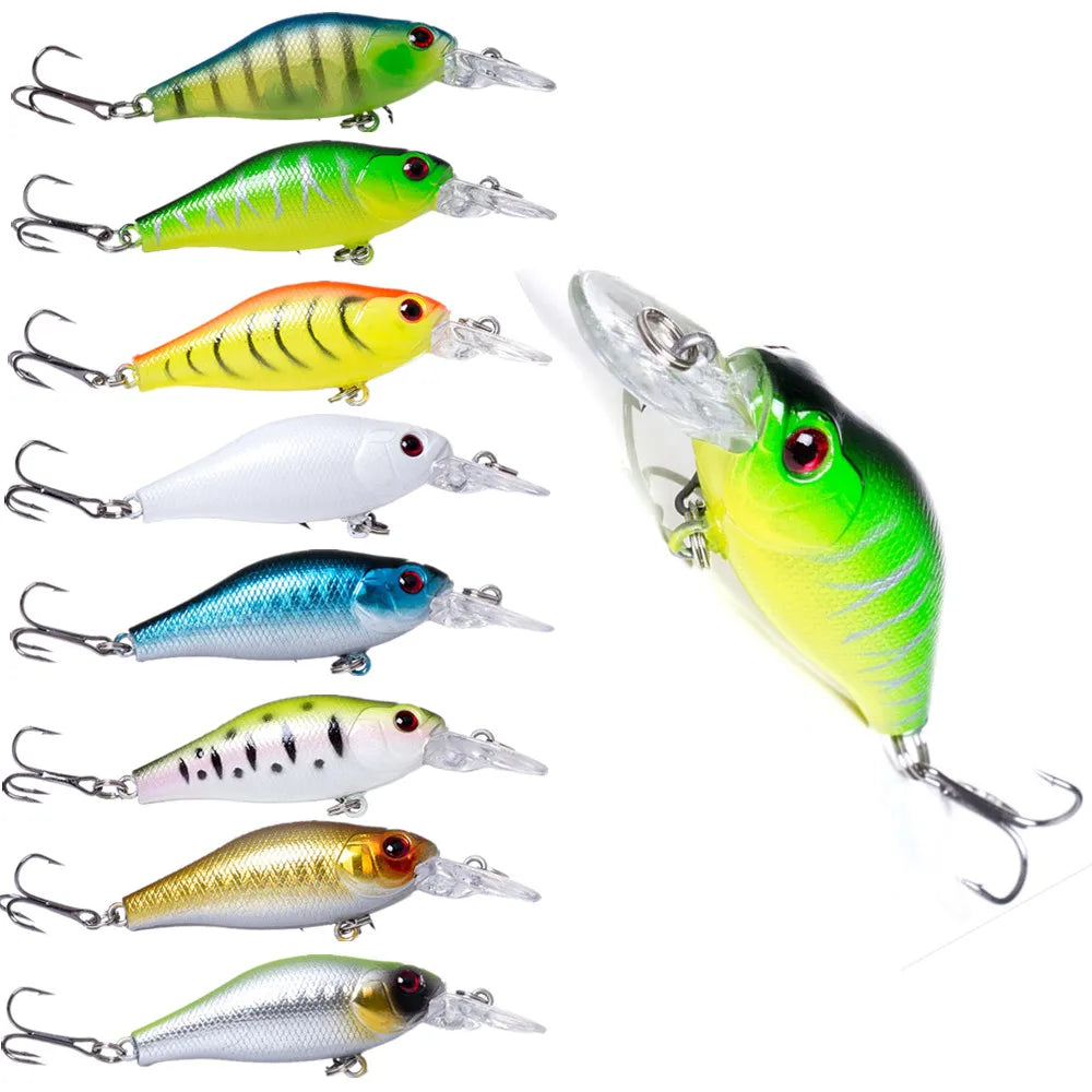 7CM-7G Wholesale Hard Plastic Crankbait Lure Artificial Hard Baits Crankbait Wobbler
