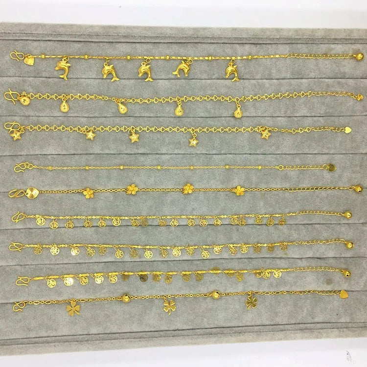 Wholesale Fashion Euro Coins Vietnam Anklet Korea Korean Jewelry Accessories Jewelry Gift Women