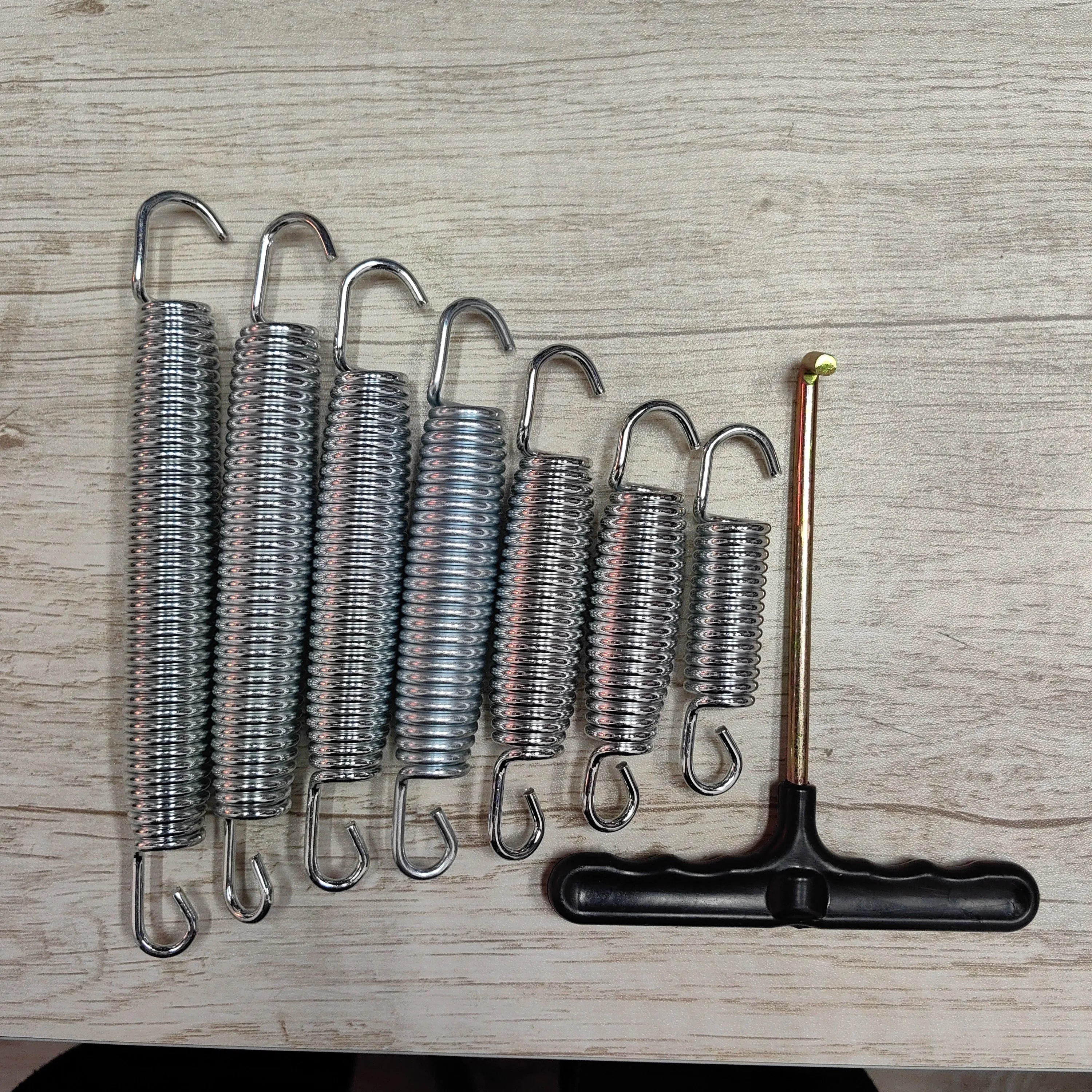 High-Grade Extension Trampoline Springs Galvanized Steel Coil Conical Tension Customized Wire Diameter