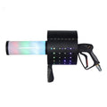 LED Hand-held Iron CO2 Confetti Cannon Sprayer Rechargeable Battery 3M High Pressure Hose 6-8M Range Graduation Thanksgiving