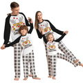 2025 New Arrival Family Christmas Pajamas Set Pijamas Cotton Mom Dad Kid Women Woven T/T Familiares Navidenos Red and Deep Blue