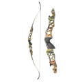 F166 Camouflage 64 Inches 30-60lbs With Aluminum Alloy Riser 190fps ILF Hunting Recurve Bow