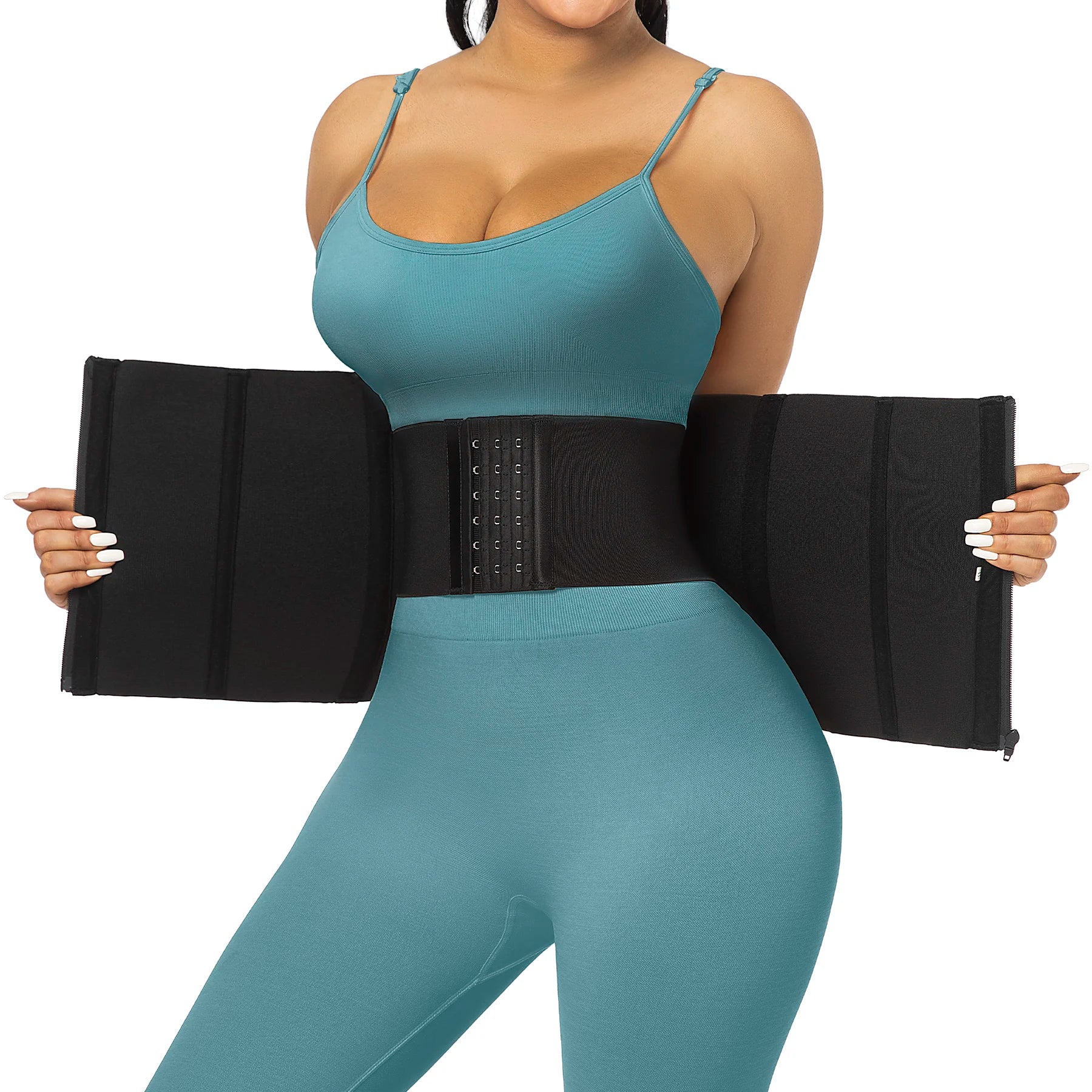 Adjust Your Snatch Breathable Firm Control Waist Shaper Triple Trainer Wrap Belt Stomach Tummy Slimmer Seamless Women Underwear