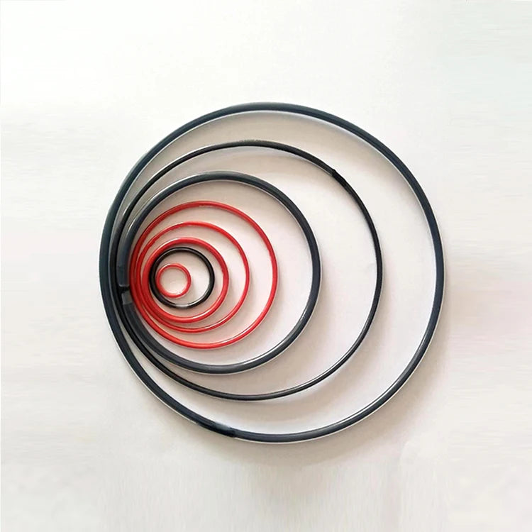 Silicone/FKM Encapsulated O Ring for Dynamic/Static Seals 30-90 Shore Hardness 40~260C Temperature Range