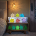 Luminous Handicraft Fashionable Glowing 3d tank Artificial Gold  Star Fat Fish Decoration Resin Miniature Figure Tiny Figurine