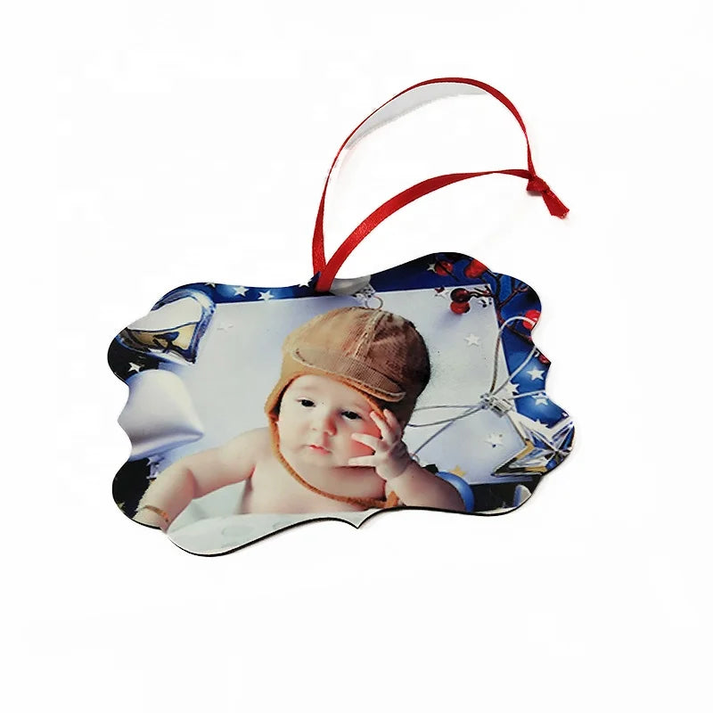 Benelux Shaped MDF Sublimation Blanks Christmas Ball & Tree Ornaments for Decorative Use