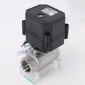 Kld20s Mini Motorized Ball Valve Stainless Steel Electric Ball Valve for WaterHVACair Conditional System Flow control device