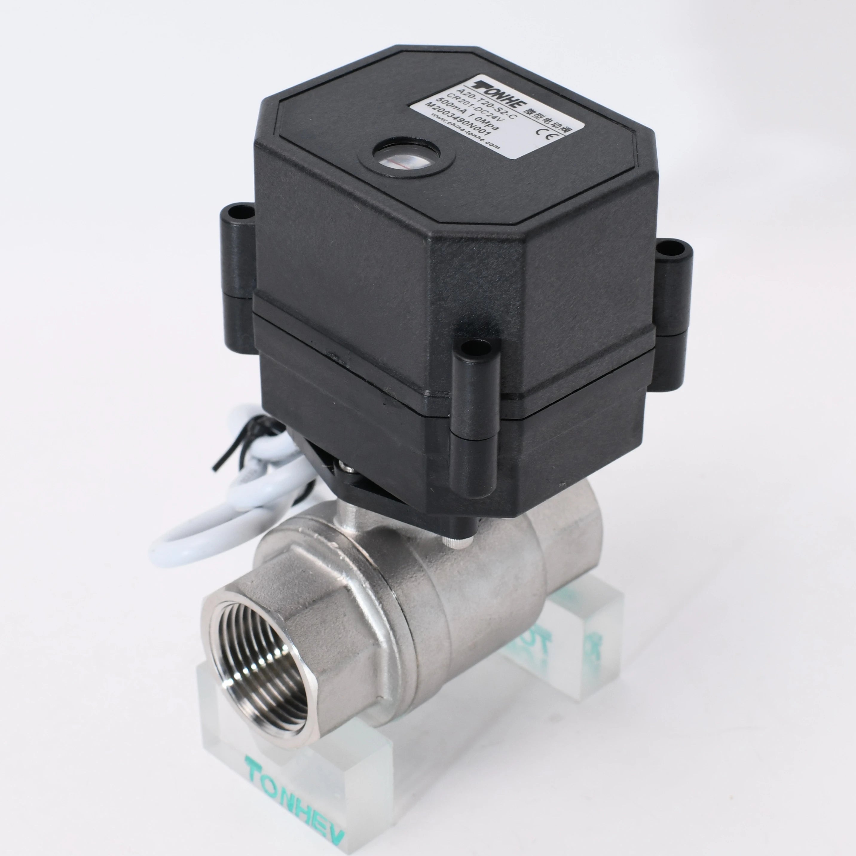 Kld20s Mini Motorized Ball Valve Stainless Steel Electric Ball Valve for WaterHVACair Conditional System Flow control device
