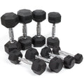 Weight Lifting Gym Fitness Equipment Metal Handle  Cast-iron Dumbbells Sets
