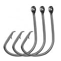 High Carbon Steel Fishing Hook Octopus Circle Hooks Black Nickle Sabiki Rig Hook 7381 for Saltwater Wholesale