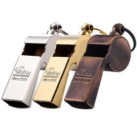 Emergency Survival Brass Metal Whistle
