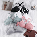 Thin Cotton Sports Camisole Women Beautiful Back Underwear