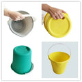 10L Portable PP Waterproof Water Buckets with Handle for Home Garden Car Durable Lightweight Plastic Buckets