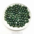 Jade Myanmar Jade Oil Green Jade Passepartout Wholesale Grade a Bulk Beads 7.5*10Mm Long Beads Diy Jewelry Accessories