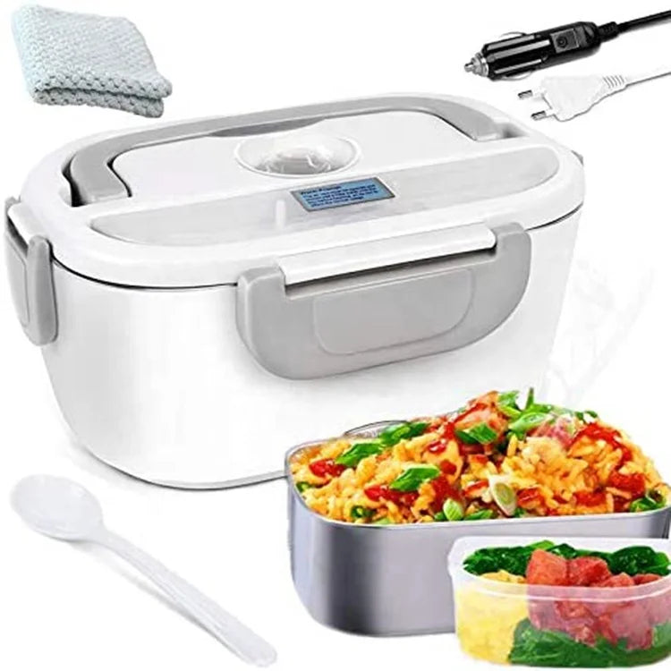 HOT Portable Heating Lunch Box Self Heating Leakproof Bento Food Warmer Container