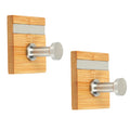 Wall Hooks Professional Supplier Clothes Hanger Bamboo Hanging Shelf Kitchen Wood Coat Hooks Wall