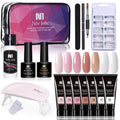 Hot Wholesale Acrylic Gel Kit Nail Extension Phototherapy Crystal Glue Nail Extensions UV Easy Shape 7 Color