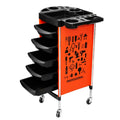 Modern Hospital Beauty Salon Five-layer Storage Tray Trolley Hair Perm Dyeing Cart Barbershop Salon Tool Plastic ABS+PP Material