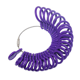 Promotional Plastic Ring Sizer Finger Size Gauge Jewelry Measuring Tool Package Bag for UK US EU Customers