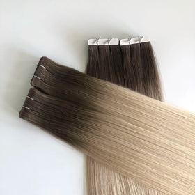 100% Human Hair Remy Raw Double Drawn Invisible Virgin Tape in Human Hair Wholesale Russian Tape in Hair Extensions