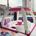 Huayue Toys  Inflatable Water Floating Platform  Inflatable Water Leisure Platform  Entertainment Equipment Dock bar