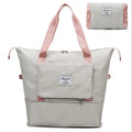Custom Logo  Foldable Scalable Dry Wet Separated Sport Duffel Holdall Training Yoga Weekend Shoulder Tote Luggage Travel Bag