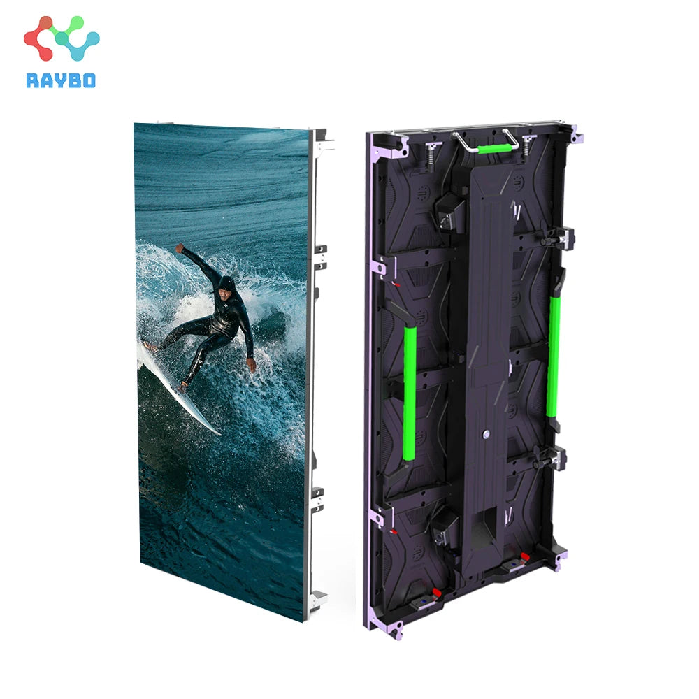 RAYBO P2.6 P2.9 P3.91 Indoor Advertising LED Display Panel Full Color Pantallas LED Para Auditorio 3.91mm Pixel Video Media