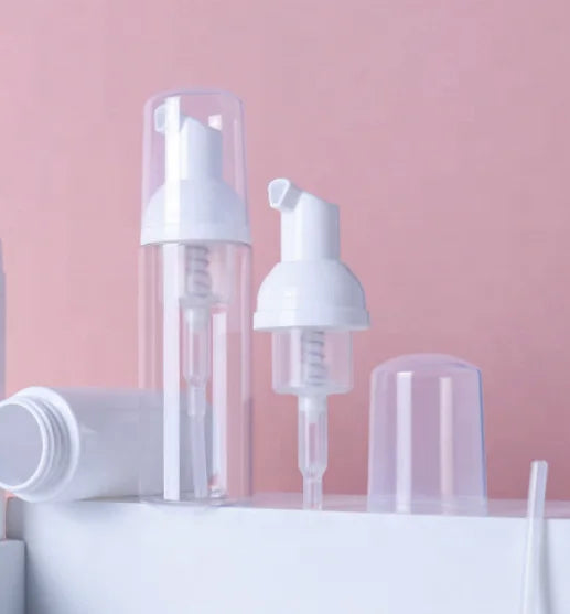 Wholesale Clear 30ml 50ml Foam Bottle 60ml 80ml 100ml Luxury Foaming Bottle White Foam Pump Bottle