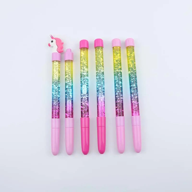 Novelty Kawaii Sports Logo Pen Doll Cute Fairy Stick with 1.0mm Plastic Ball Pen