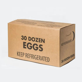 30 Dozen Master Egg Slotted Boxes Corrugated Board Glossy Matt Embossed UV Vanishing Coating Printing Customized Recyclable
