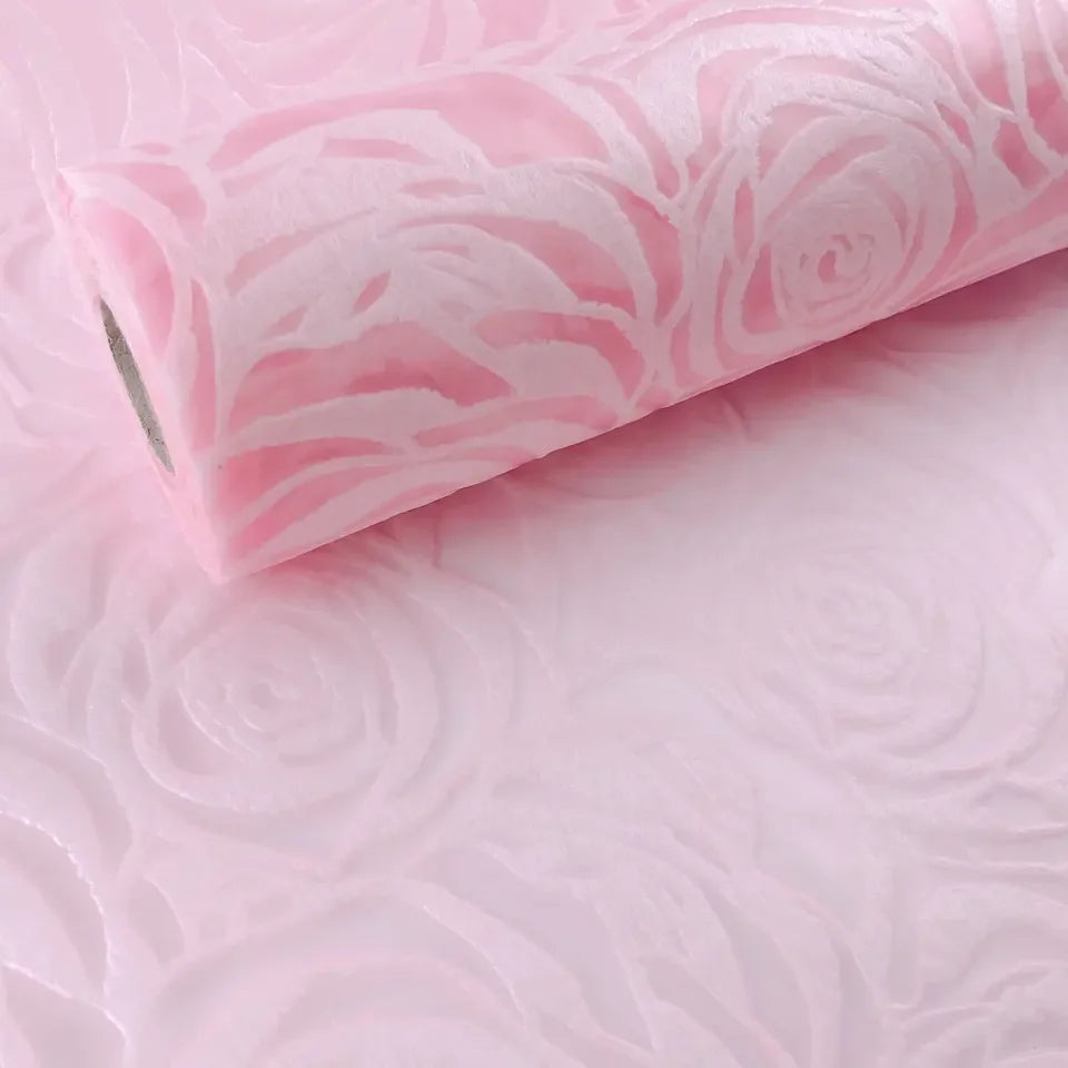 40GSM to 150GSM 100% Polypropylene Different Color Packing Used Fabric Customized Flower Pattern Embossed Non Woven Fabric