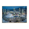 Home Decor Landscape Alah Religion Print Muslim Pictures Islamic Wall Crystals Painting Decor Wall for Living Room