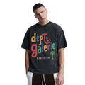 Wholesale Unisex Lightweight Crew Neck  T-Shirts XL Size 100% Cotton Rainbow Logo Pattern Quick Model for Men